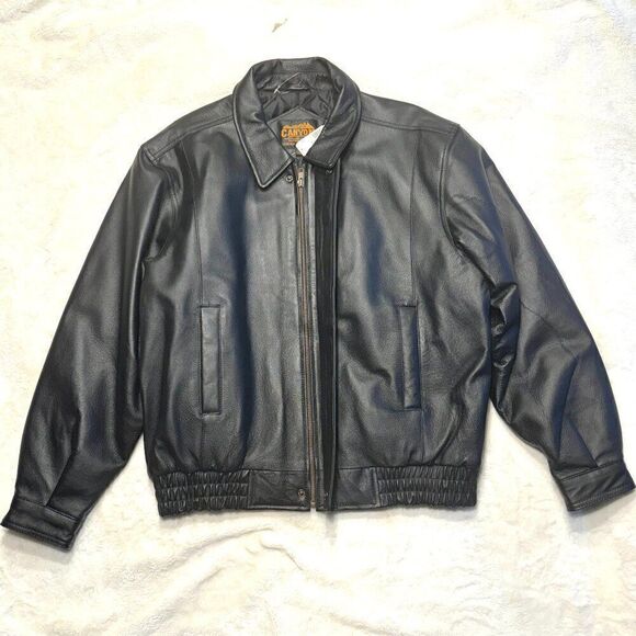 PECHANGA Men's Leather Jacket - Picture 3 of 9